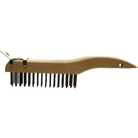 Pferd Shoe Handle Scratch Brush Scraper, 4"x16 85034